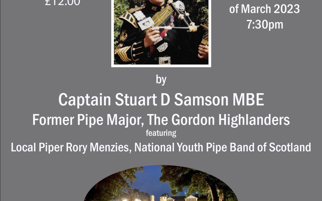 SOLO PIPING RECITAL AT THE GHM!